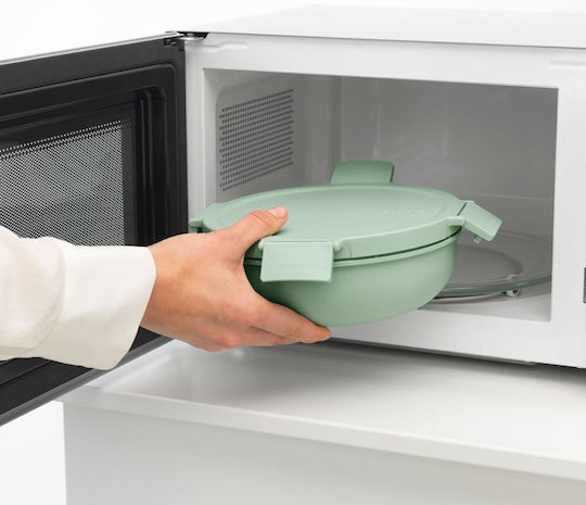 Brabantia Δοχείο Φαγητού Πλαστικό Πράσινο με Χωρίσματα 1.3lt