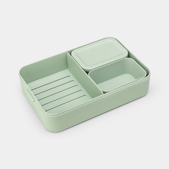 Brabantia Brabantia Kunststoff Mittagsbox Mit Fächern Grüne 2lt