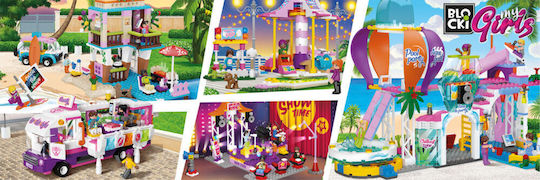 Blocki Building Blocks Mygirls Beauty Saloon for 6 Plus Years 373 Pieces