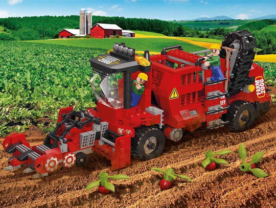 Blocki Blocki Meine Farm - Beet Erntemaschine für 6+ Jahre 481 Stück