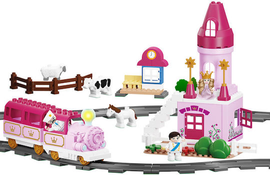 Blocki Cuburi De Construit Magic Castle Of Princess Lily Pentru 2+ Ani 85 Bucăți