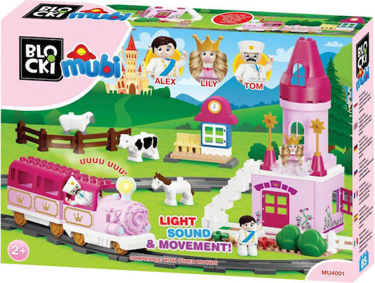 Blocki Cuburi De Construit Magic Castle Of Princess Lily Pentru 2+ Ani 85 Bucăți