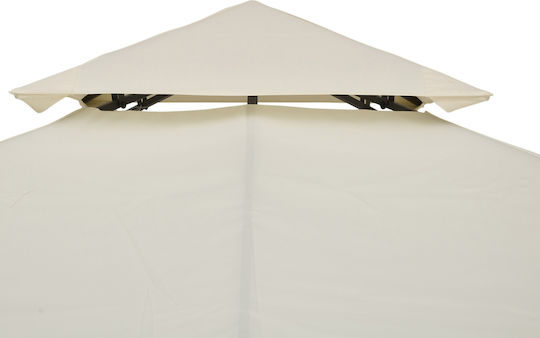 Outsunny Τετράγωνο Πανί Σκίασης Μπεζ 3x3m