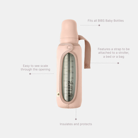 Bibs Bottle Bag for Baby Bottles Pink 1pcs