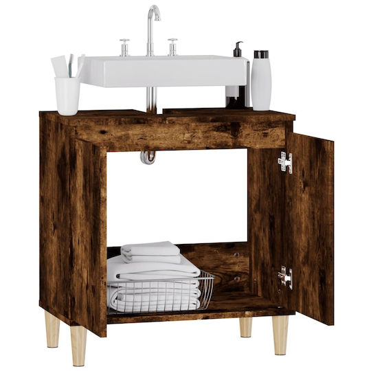 vidaXL Countertop without Sink L58xW33xH60cm Oak