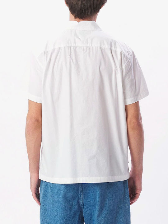 Obey Cotton Shirt White