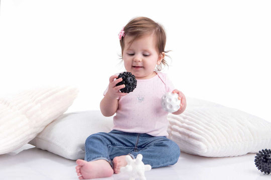 Tullo Sensory Black and White Balls with Sounds for 12+ Months
