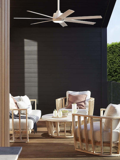 Lucci Air Atlanta DC Ανεμιστήρας Οροφής 142cm με Φως Λευκός