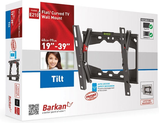 Barkan 590507.0005 590507.0005 Стойка за телевизор Стенен до 39"