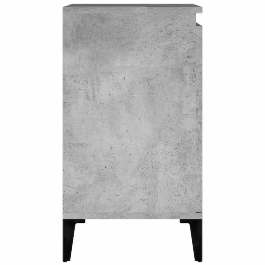 vidaXL Πάγκος χωρίς Νιπτήρα Μ58xΒ33xΥ60cm Γκρι