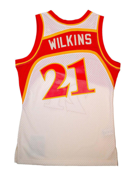 Mitchell & Ness Nba Swingman Jersey Atlanta Hawks 1986 Dominique Wilkins TFSM5052