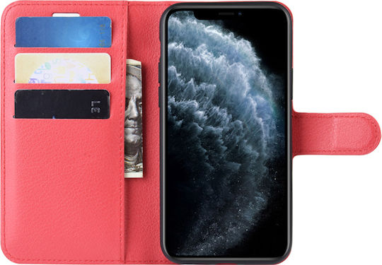 Naxius Naxius Книга Изкуствена кожа Червен (Huawei P10 Lite)
