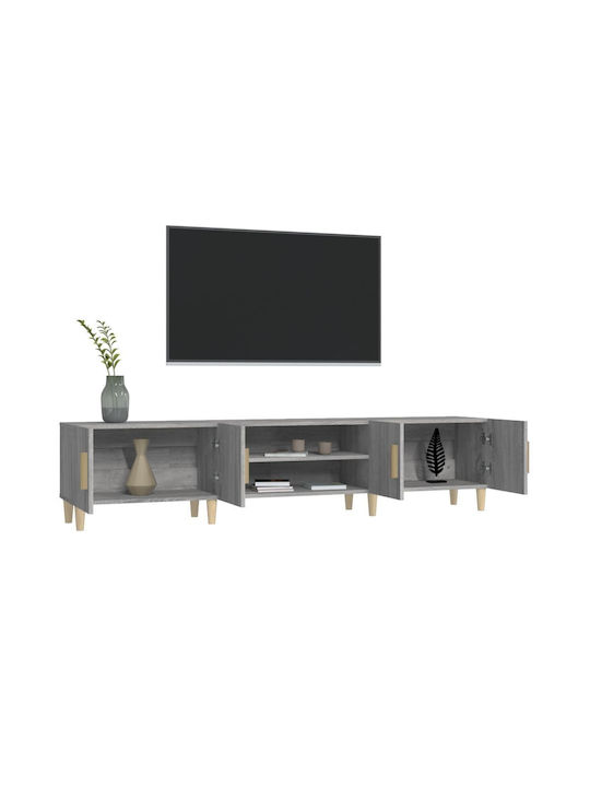 Έπιπλο Τηλεόρασης Γκρι Μ180xΠ31.5xΥ40cm