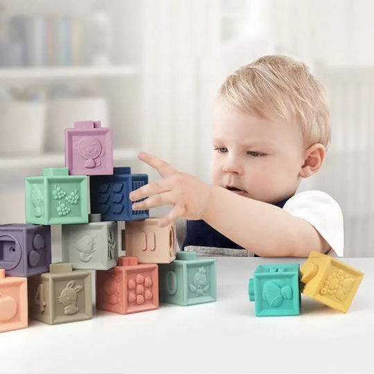 Woopie Stapelspielzeug Sensory Blocks für 6++ Monate