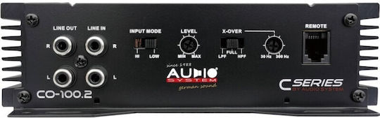 Audio System Ενισχυτής Αυτοκινήτου CO 100.2 2 Καναλιών