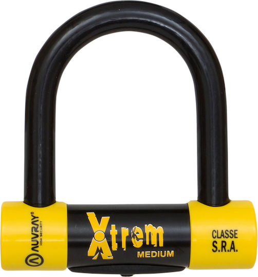 Auvray U-Lock Xtrem Medium Αντικλεπτικό Πέταλο Μοτοσυκλέτας με Μήκος 5εκ.