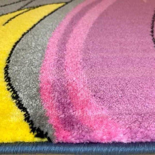 SpitiBazaar Verhedderte Haare Kinder Teppich Mehrfarbig 220x260cm