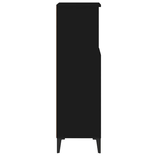vidaXL Bathroom Cabinet L30xW30xH100cm Black