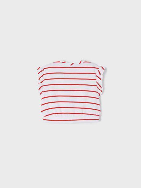 Mayoral Kids Blouse Short Sleeve Red