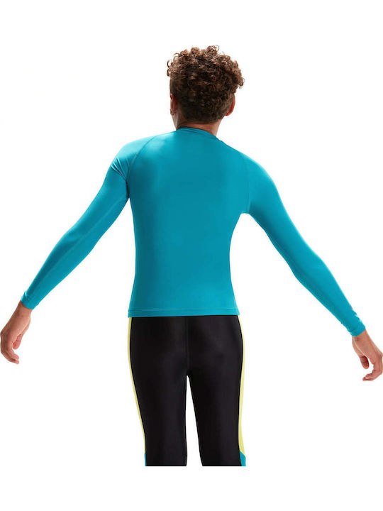 Speedo Kids Swimwear Long Sleeve Shirt Green