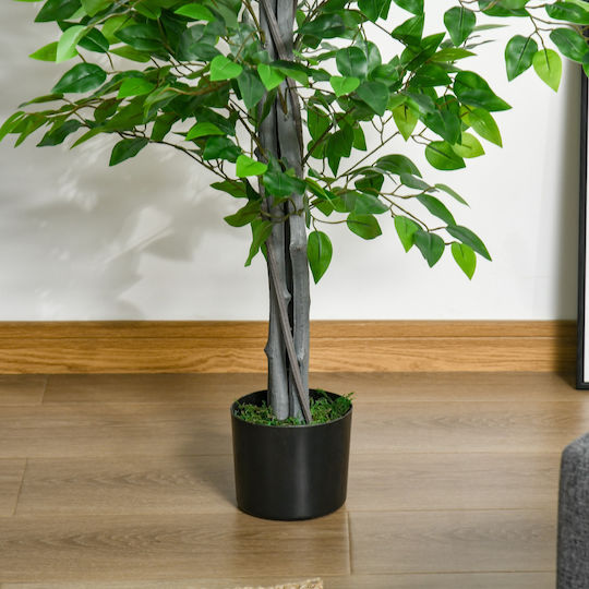 Plantă Artificială în Ghiveci Green 135cm HomCom