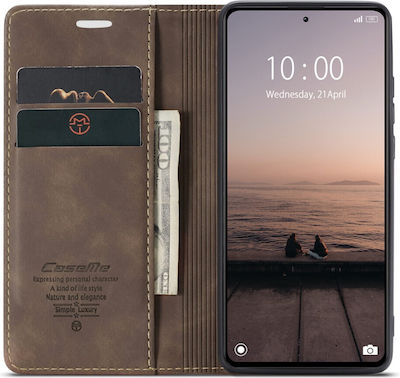 Caseme 013 Series Wallet Synthetic Brown (Xiaomi Redmi Note 12 5G / Poco X5 5G)