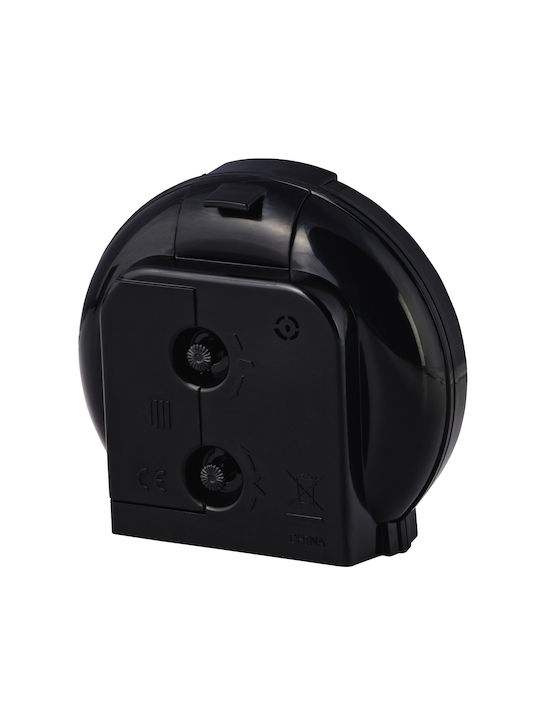 HAMA Ceas De Masă Silentios Cu Indicatori Din Plastic Cu Ceas Deșteptător Negru 00186335