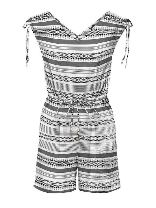 De Damă Fără mâneci Short întreg Multicolor