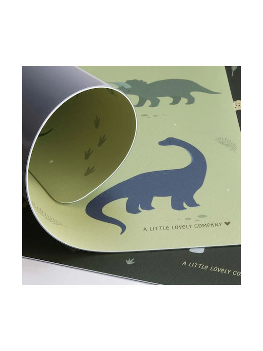 A Little Lovely Company Plastic Placemat Green 43cm