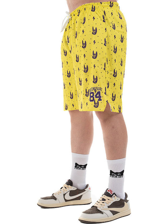 Bee Is Always High Sports Men's Shorts Yellow
