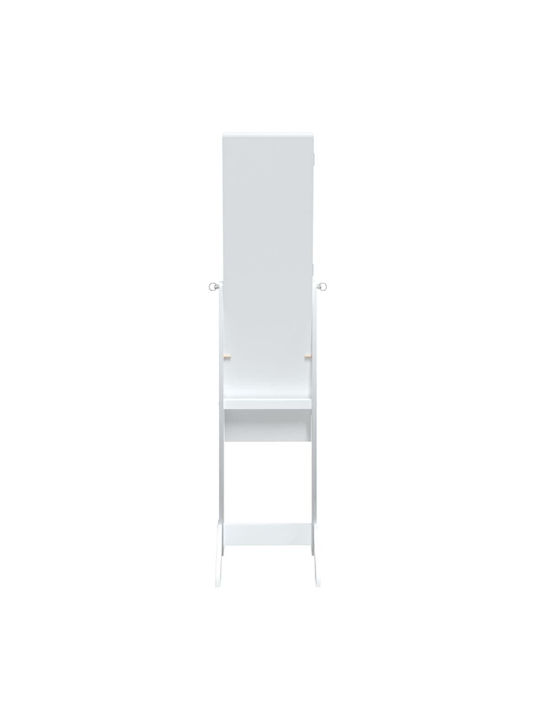 vidaXL Καθρέπτης με Λευκό Ξύλινο Πλαίσιο 146x37cm