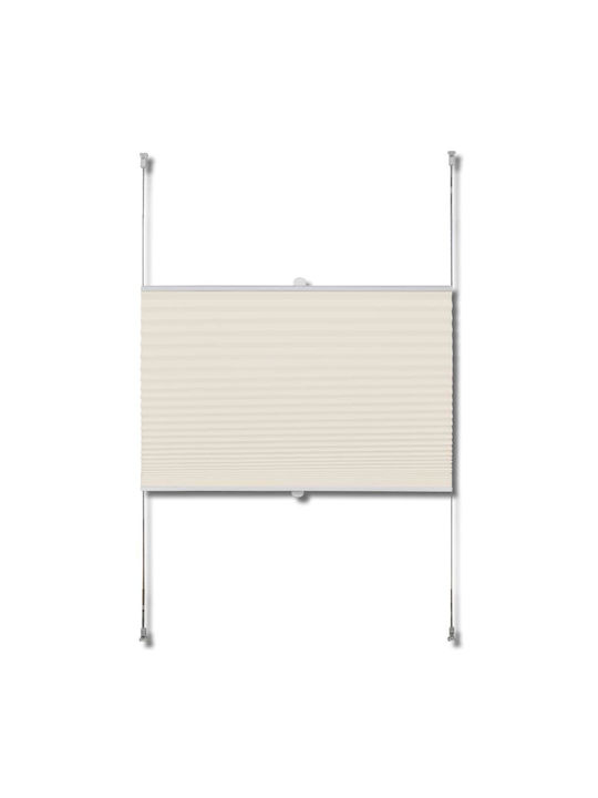 vidaXL Rollos Cream B90xH100cm 240637