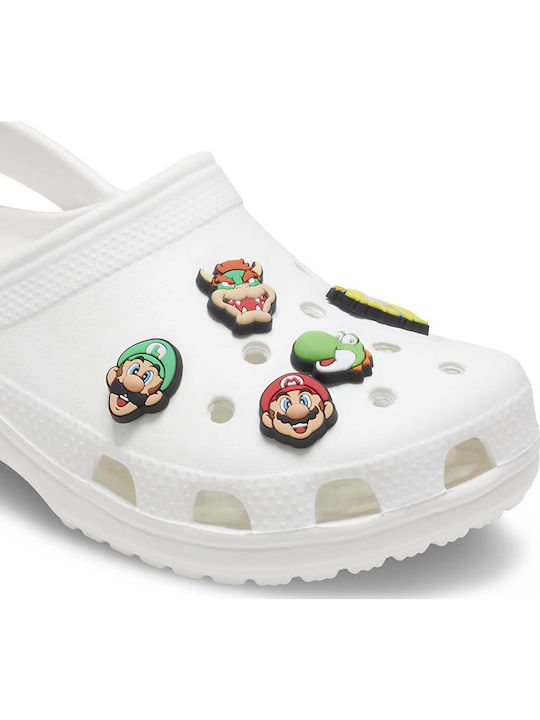 Crocs Jibbitz Charm Pentru Pantofi Super Mario Multicolore 5 Bucăți
