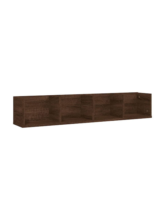 Shelf Wall Brown Oak 100x18x18cm