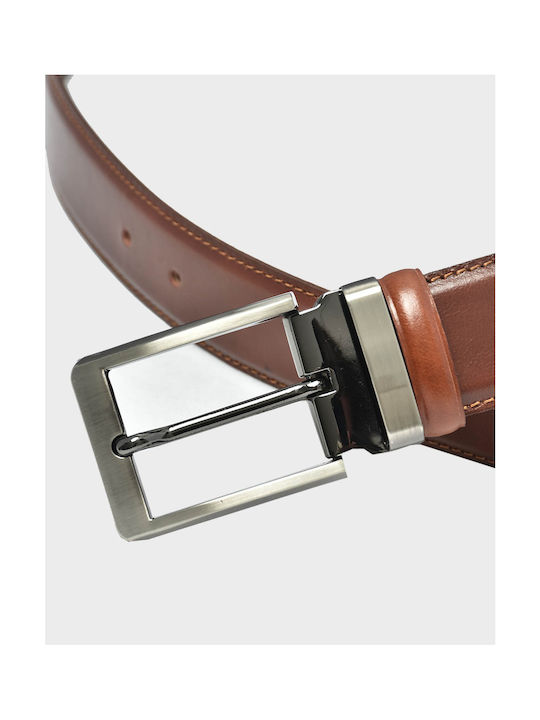 Borsche 0401-77 Men's Leather Belt Brown