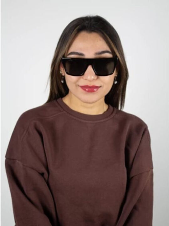 Lacoste Men's Sunglasses with Brown Tartaruga Plastic Frame and Black Lens L984S-230
