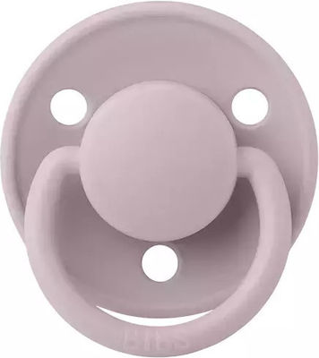 Bibs Pacifiers Silicone De Lux Blossom- Dusky Lilac for 0-36 months 2pcs