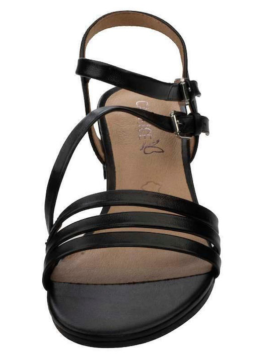 Leather Sandals Black
