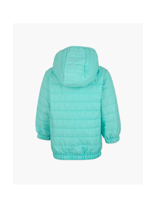 Losan Kids Casual Jacket Long with Hood Turquoise