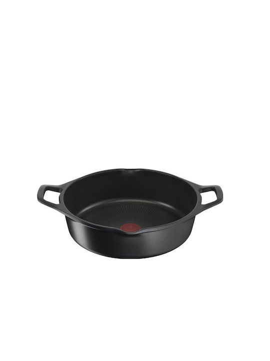 Tefal Robusto Ρηχή Κατσαρόλα από Χυτό Αλουμίνιο 4.2lt / 28cm