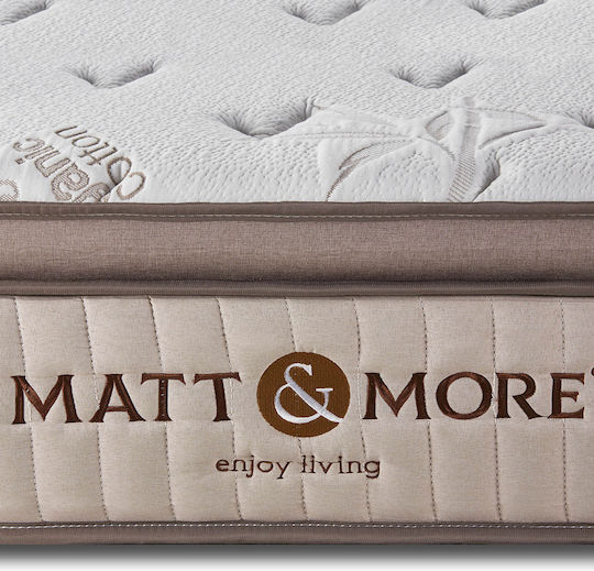 Matt & More Memorise Υπέρδιπλο Ανατομικό Στρώμα Memory Foam / Foam 180x210x30cm με Ανεξάρτητα Ελατήρια & Ανώστρωμα