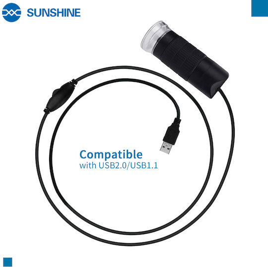 Sunshine Ψηφιακό Μικροσκόπιο USB Μονόφθαλμο 50x-100xx