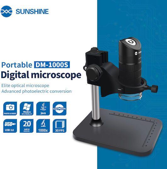 Sunshine Ψηφιακό Μικροσκόπιο USB Μονόφθαλμο 50x-100xx