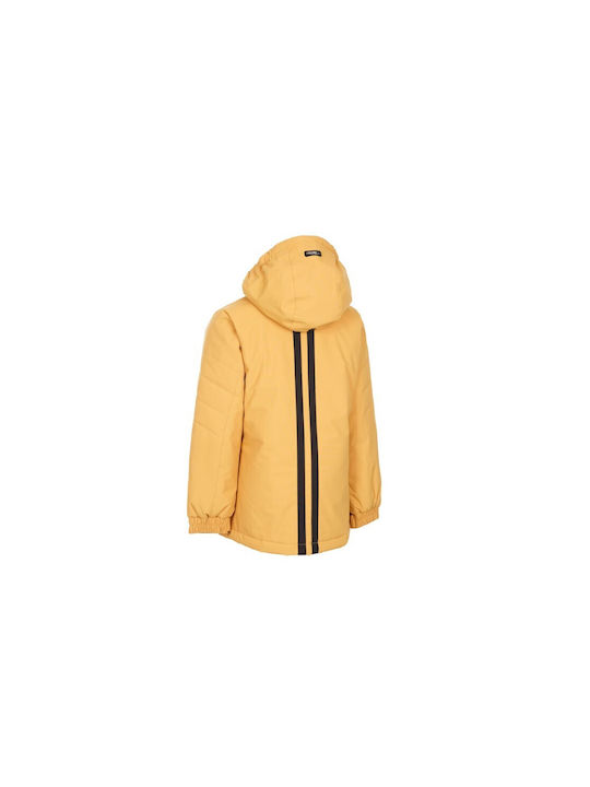 Trespass Boys Casual Jacket Yellow with Ηood