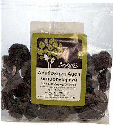 Βιο Αγρός Απύρηνα Organic Plums without Sugar 200gr