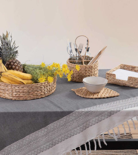 Nef-Nef Homeware Настолна Стойка Romano Дървена 20x20x19см Бежова