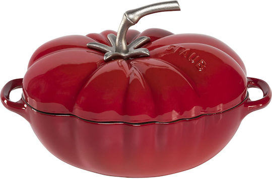 Staub Cocotte Tomato Special Edition Gusseisen Niederländische Ofen Staub Cocotte Tomato Special Edition Gusseisen Niederländische Ofen