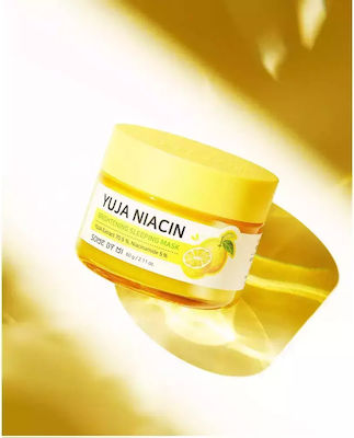 Some By Mi Yuja Niacin Miracle Brightening Sleeping Face Brightening Mask 60gr