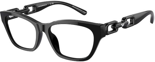 Emporio Armani Rame Ochelari Pentru Femei Acetat Ochi De Pisică Negru EA3223U 5017