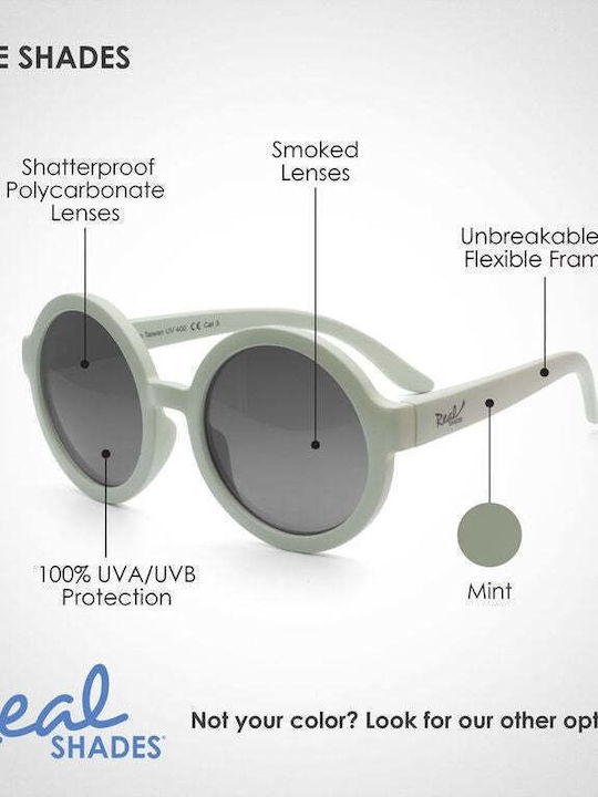 Real Shades Vibe Youth Άθραυστα Παιδικά Γυαλιά Ηλίου Mint για 7+ Ετών
